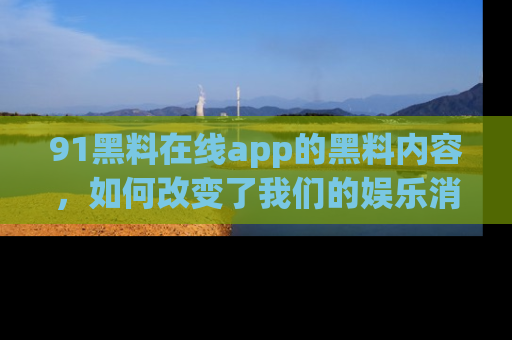 91黑料在线app的黑料内容,如何改变了我们的娱乐消费习惯?