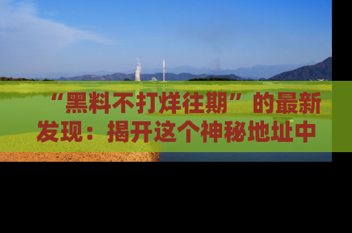 “黑料不打烊往期”的最新发现:揭开这个神秘地址中的爆笑黑料面纱