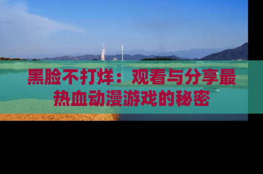 黑脸不打烊:观看与分享最热血动漫游戏的秘密