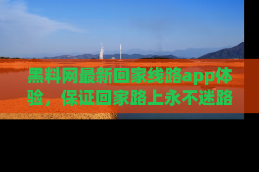 黑料网最新回家线路app体验，保证回家路上永不迷路顺畅