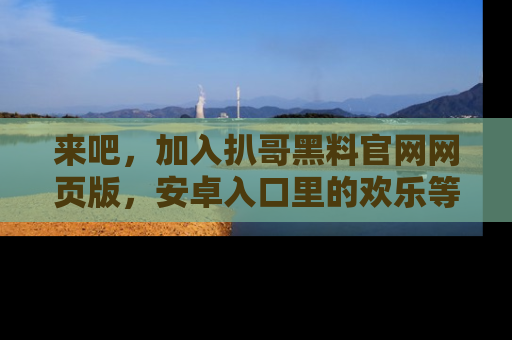 来吧，加入扒哥黑料官网网页版，安卓入口里的欢乐等着你！