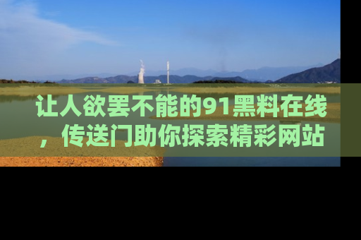 让人欲罢不能的91黑料在线，传送门助你探索精彩网站内幕！