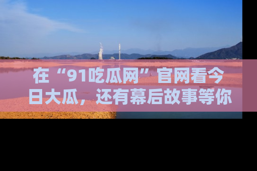 在“91吃瓜网”官网看今日大瓜,还有幕后故事等你来挖掘!